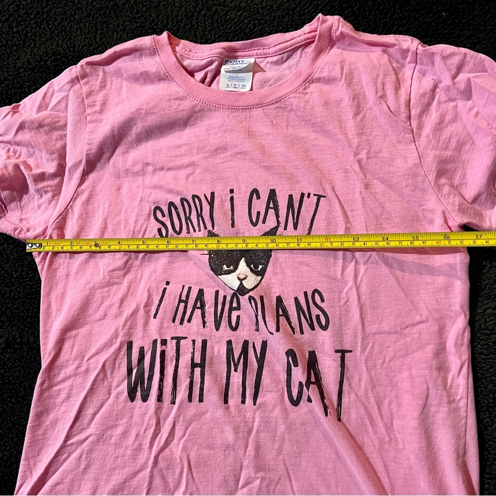 Pink Cat Tee - Size Small - Picture 5 of 6